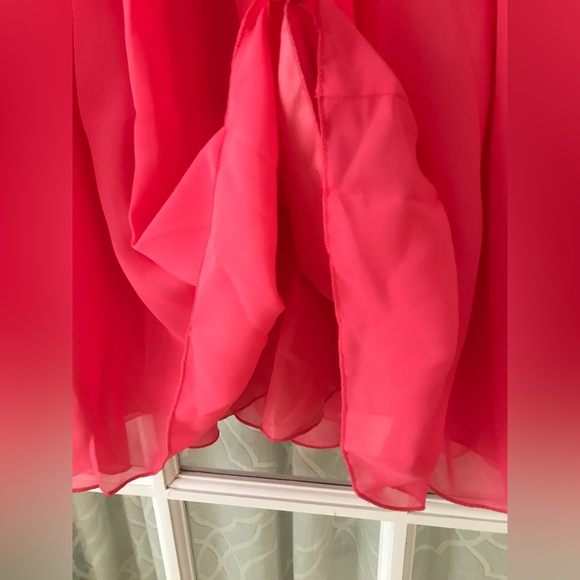 NEW! Coral size 10-11 yr girls 3D flower dress, new in bag sent from Amazon - Picture 9 of 10